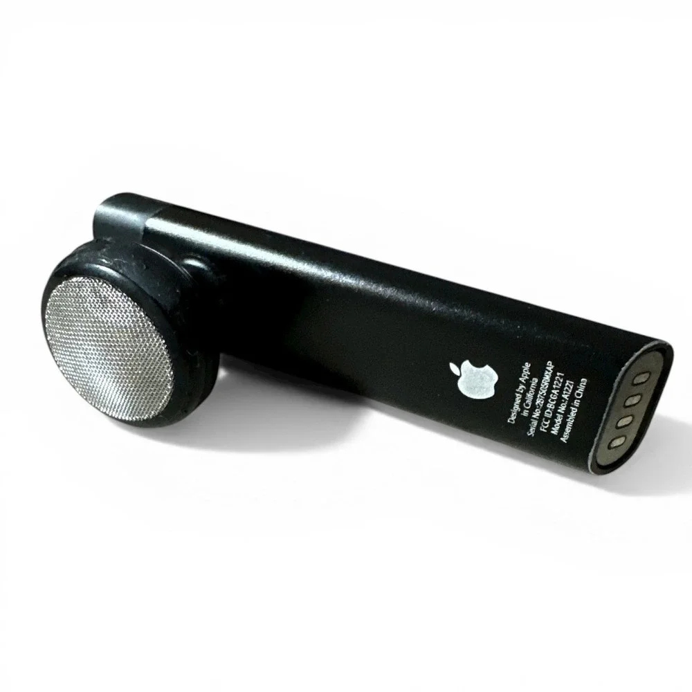 Apple Bluetooth Headset Black Model‎ A1221 Genuine Vintage UNTESTED No Charger